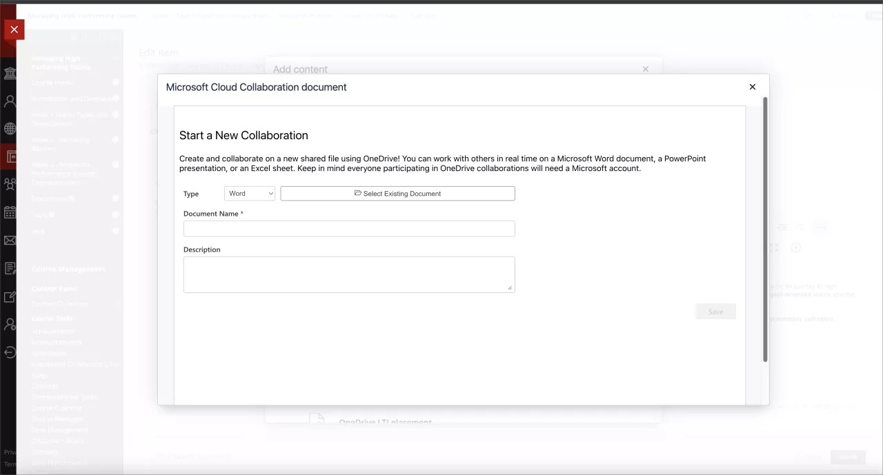 Démarrer une nouvelle collaboration