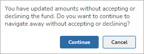 Shows the pop-up with the options. 