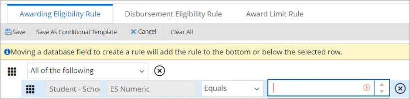 Data Type Definitions in School-Defined Fields