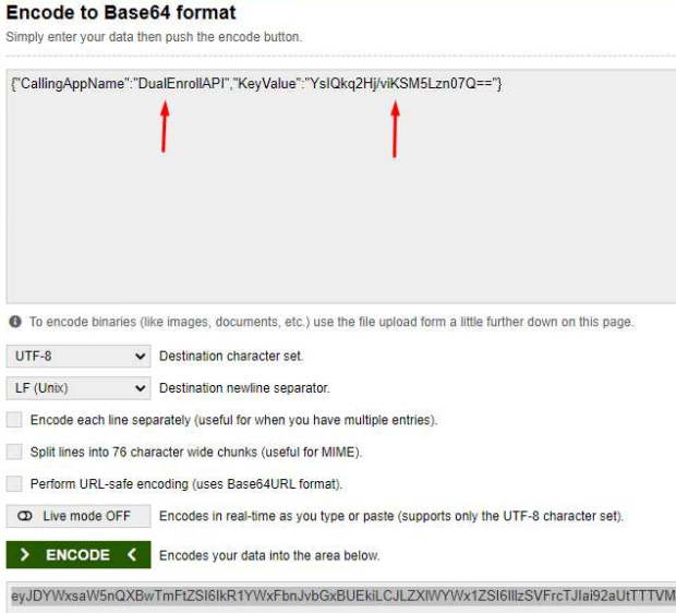 encode base