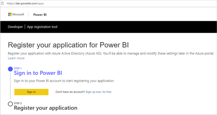 Register you app