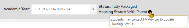 Housing Info Icon Tooltip
