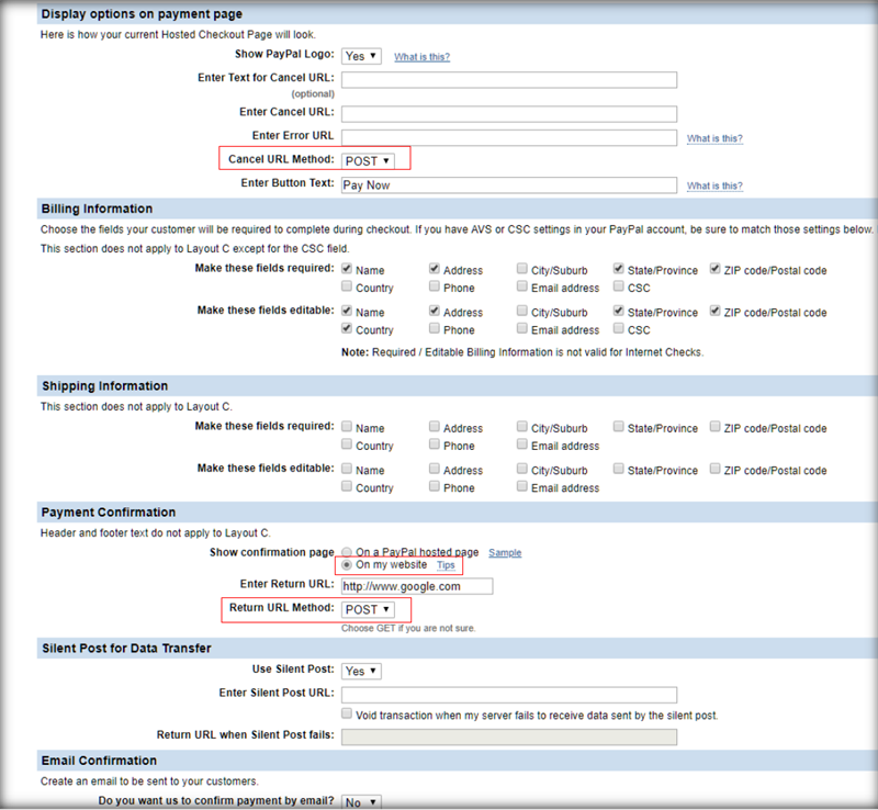Hosted Page