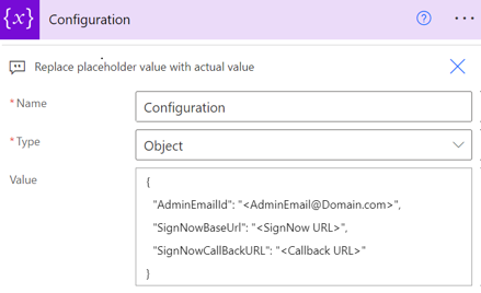 Shows the Configuration dialog. 