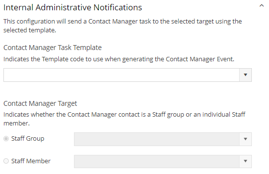 Staff Notifications