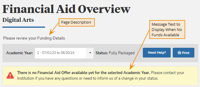 Description fields
