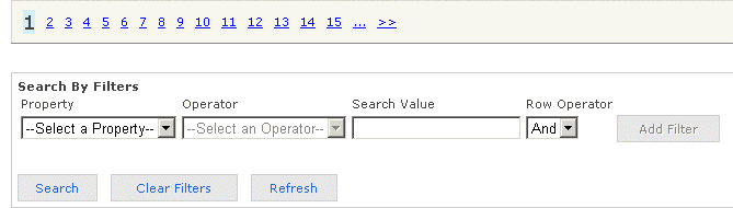 Search by Filter