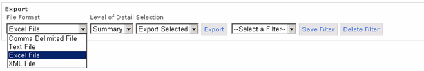 Export Excel