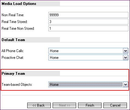 Specifying Media Load Options for the User
