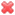remove icon (X)