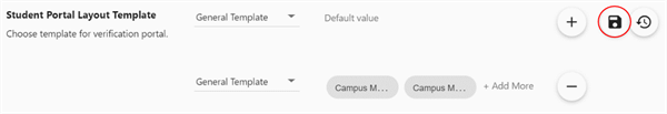 Student Portal Layout Template