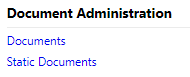 Document Administration