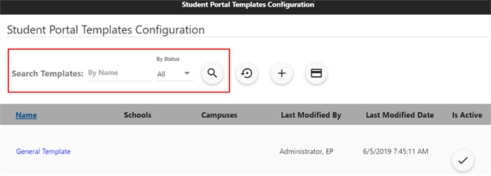  Student Portal Template Configuration