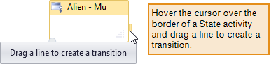 Create transition