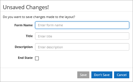 Unsaved Form Changes