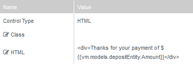HTML Component Properties