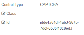 Properties for CAPTCHA
