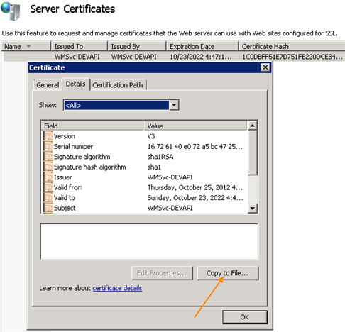 Server Certificates