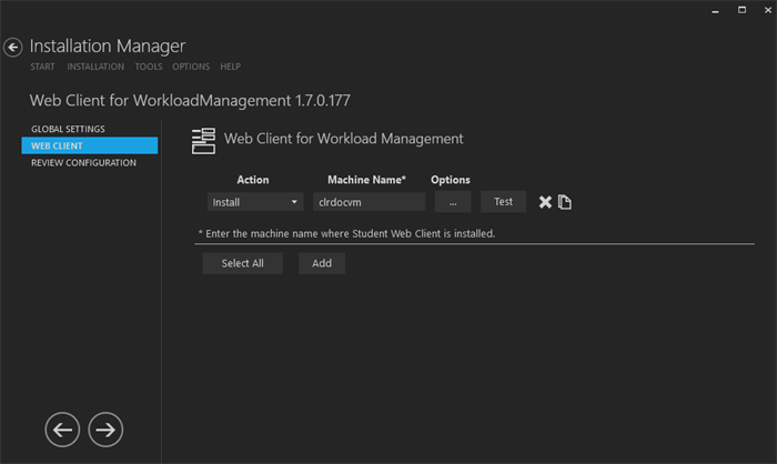 Web Client for Regulatory