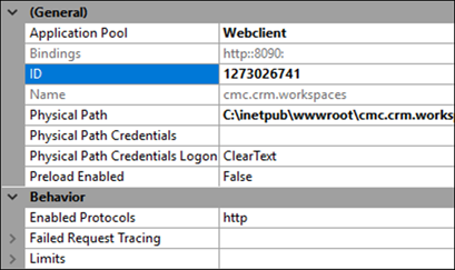 Connections > Advanced Settings