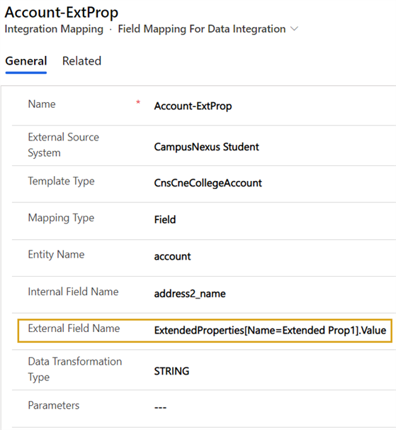 Extended  - Mapping