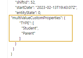 JSON for Multi-Select