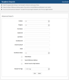 Student Search Form