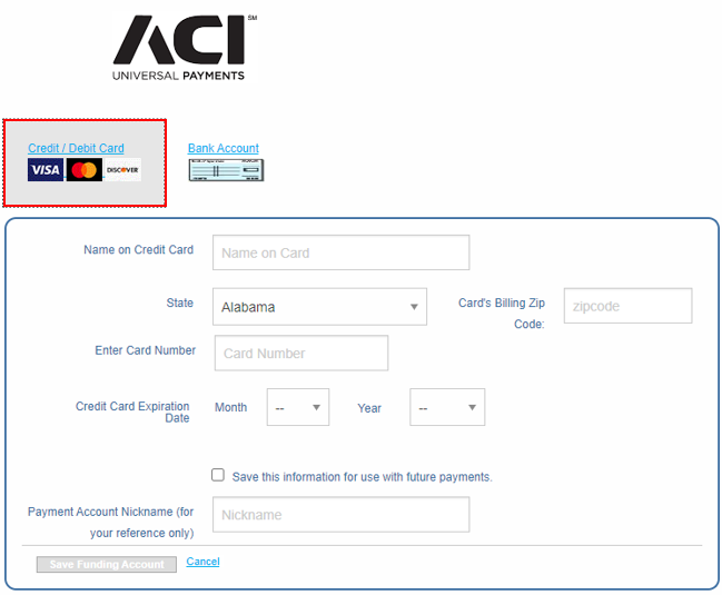 ACI form