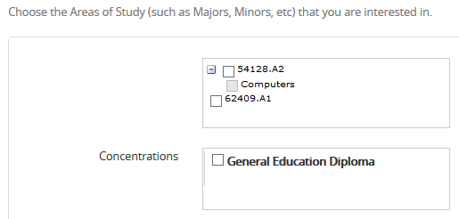 Choose AoS/Concentration