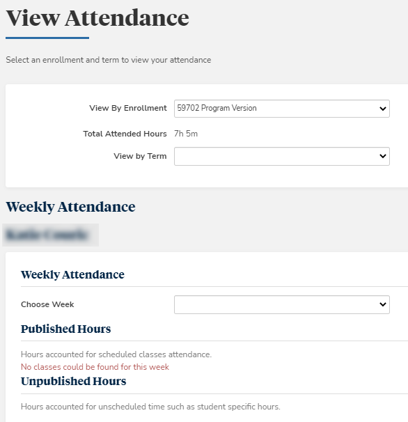 Student Attendance