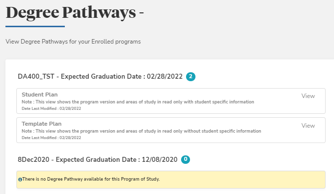 Degree Pathways