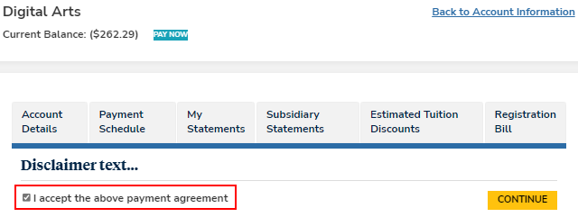 Accept Agreement
