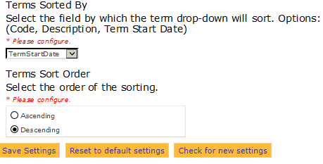 Term sort