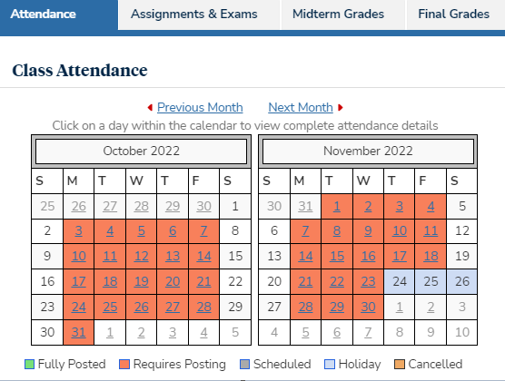 Attendance