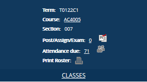 Class center web part