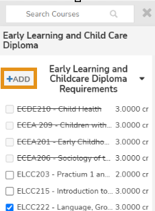 Add course