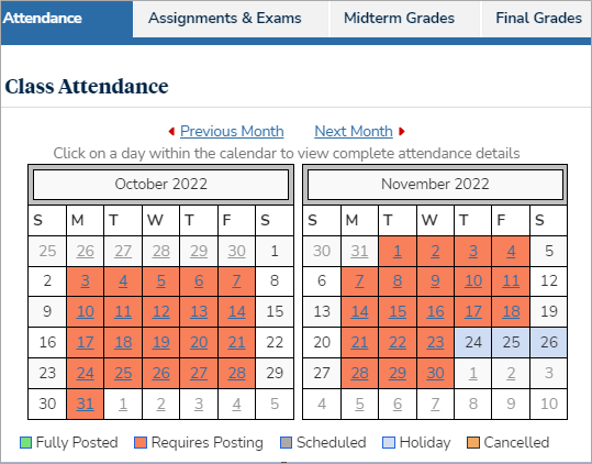 Attendance