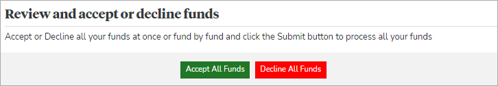Accept All - Decline All