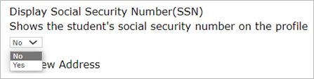 Display SSN