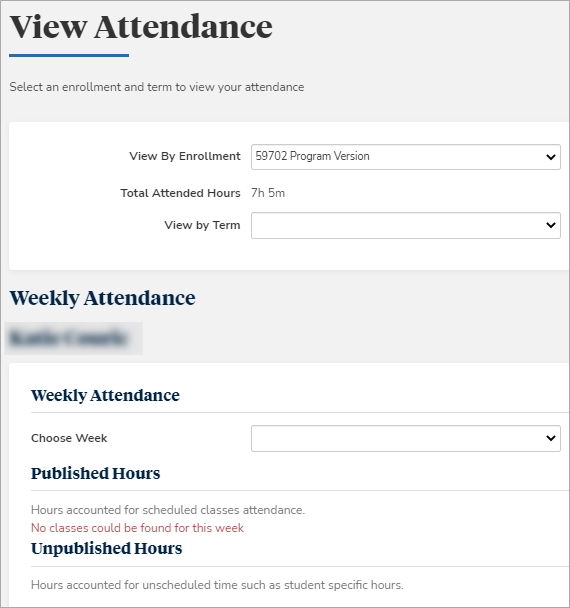 Student Attendance