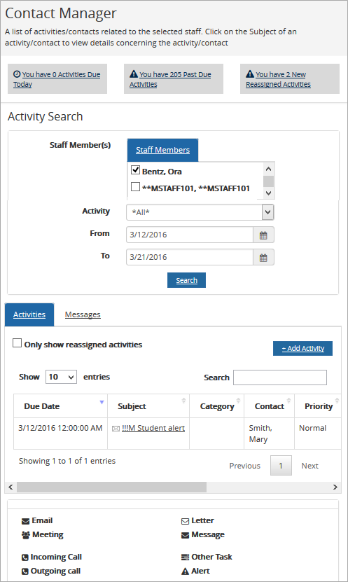 Contact Manager
