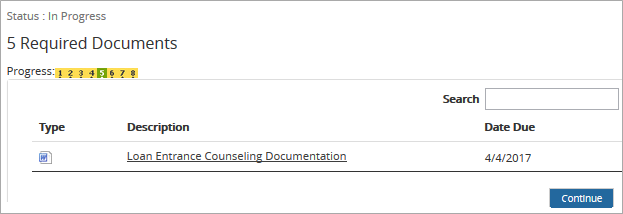 Required Documents - Setp 5