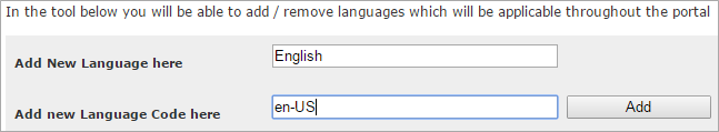 Add New Language