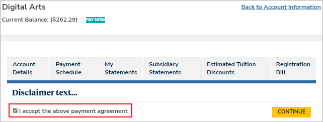 Accept Agreement