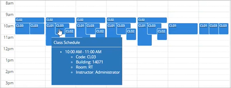 Calendar list