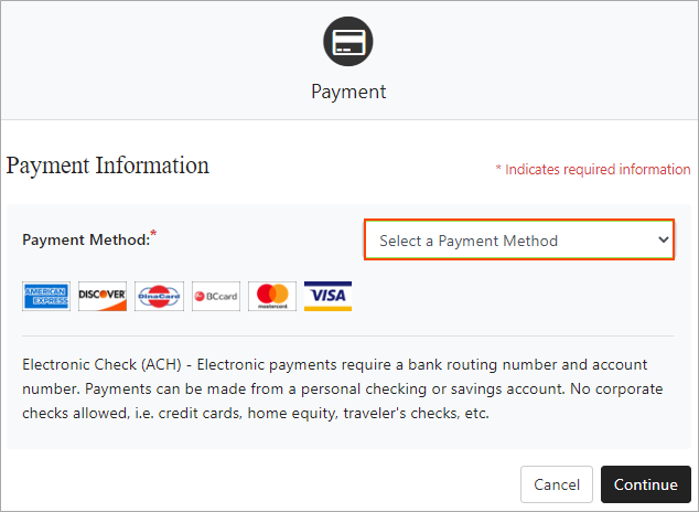 Make a Payment