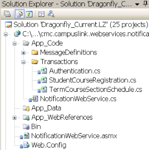 Notification Web Services in VS