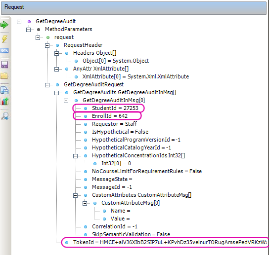 WcfStorm Request Degree Audit