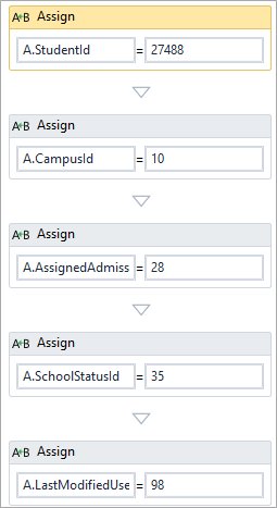 Assign requiredfields