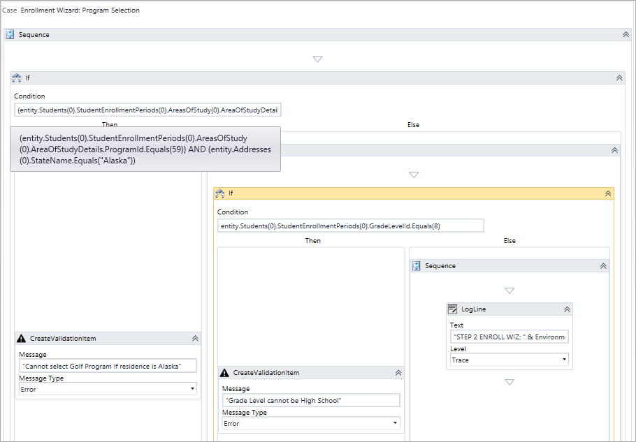 Enrollment Wizard Case 2